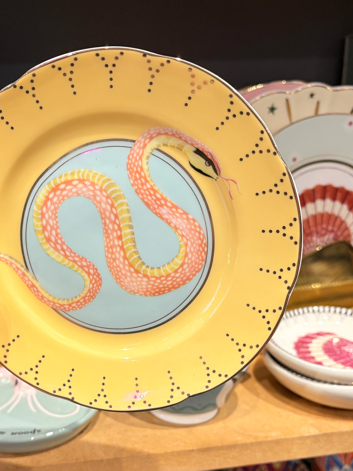 Yvonne Ellen Snake - Tea / Cake Plate 16cm