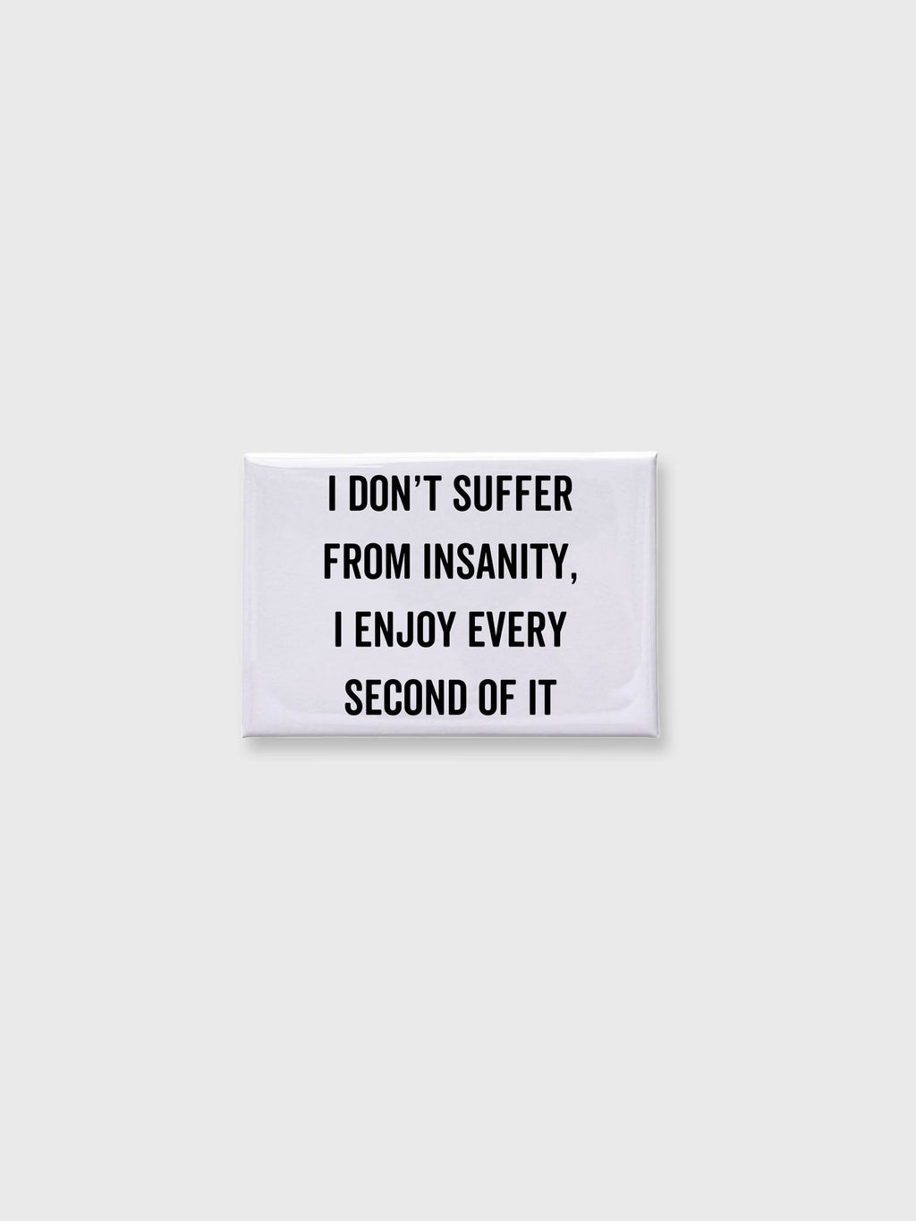 I Don't Suffer from Insanity - Magnet