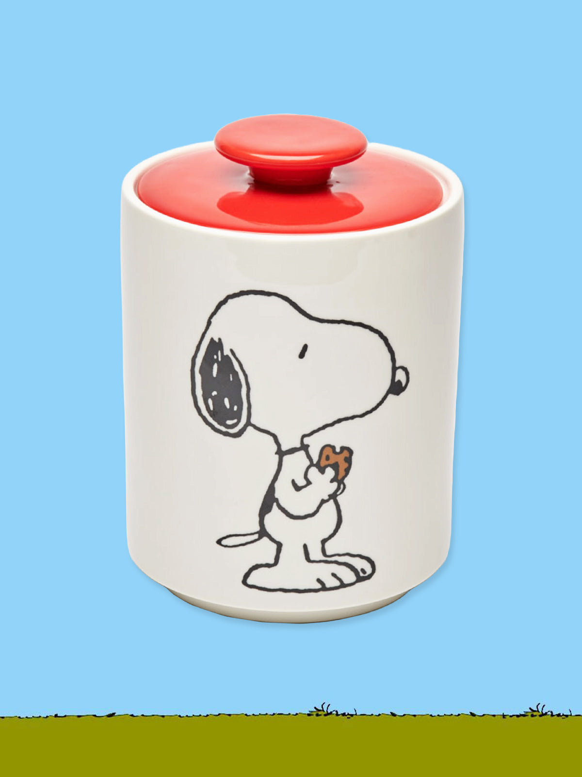 Peanuts Ceramic Cookie Jar Container - Snoopy