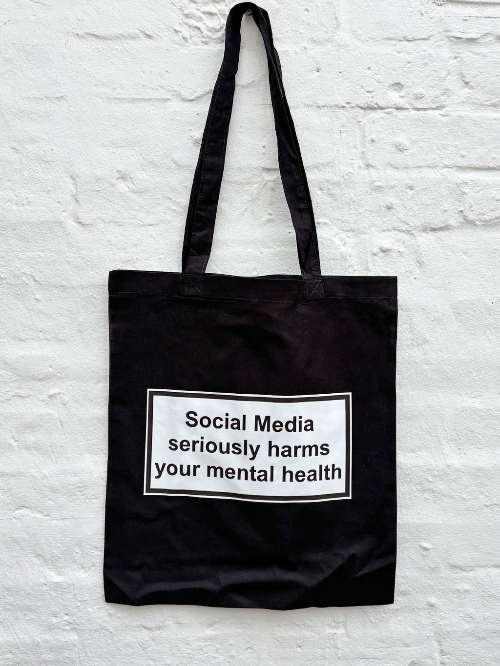 Social Media - Tote Bag - Black