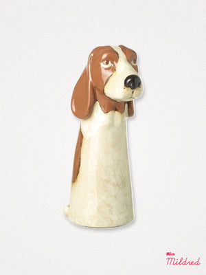 Ceramic Cocker Spaniel Dog Vase