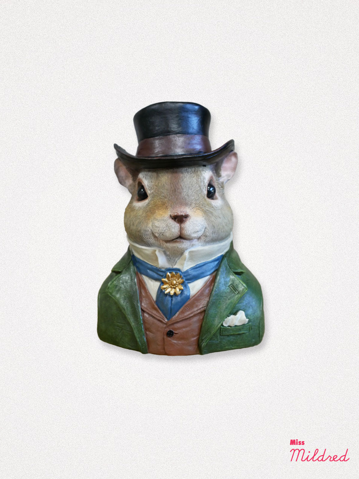 Squirrel Bust Statue - 19cm