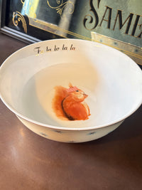 Yvonne Ellen Christmas Squirrel - Serving Bowl 19.5cm