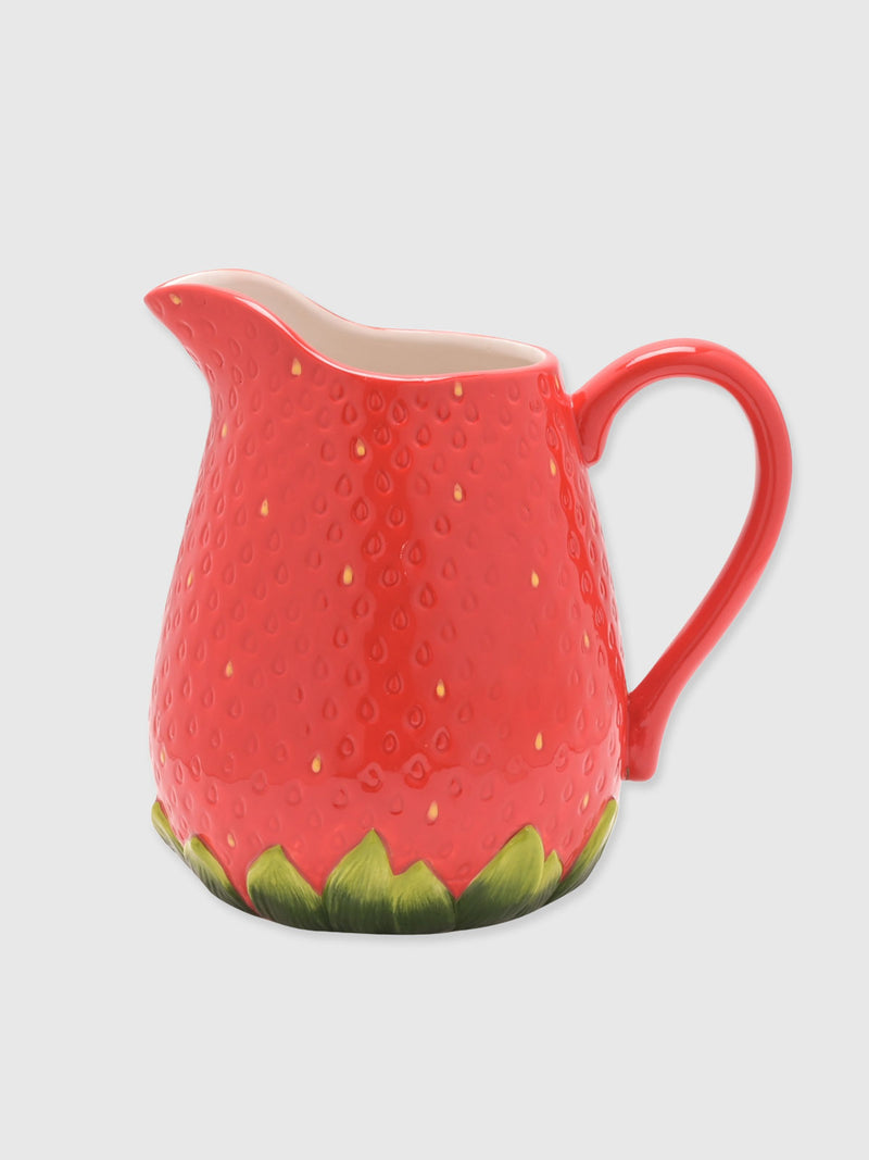 Strawberry Design Ceramic Pitcher Jug  - 20cm