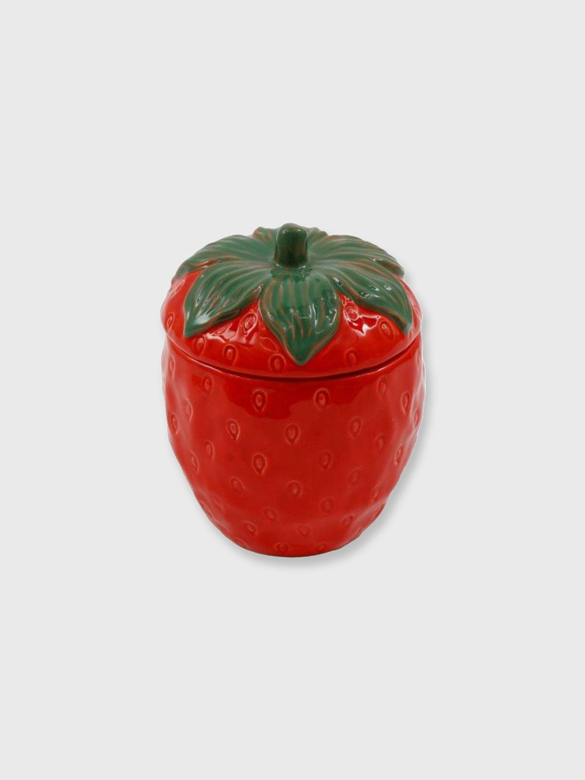Strawberry Jar with Lid - 14cm