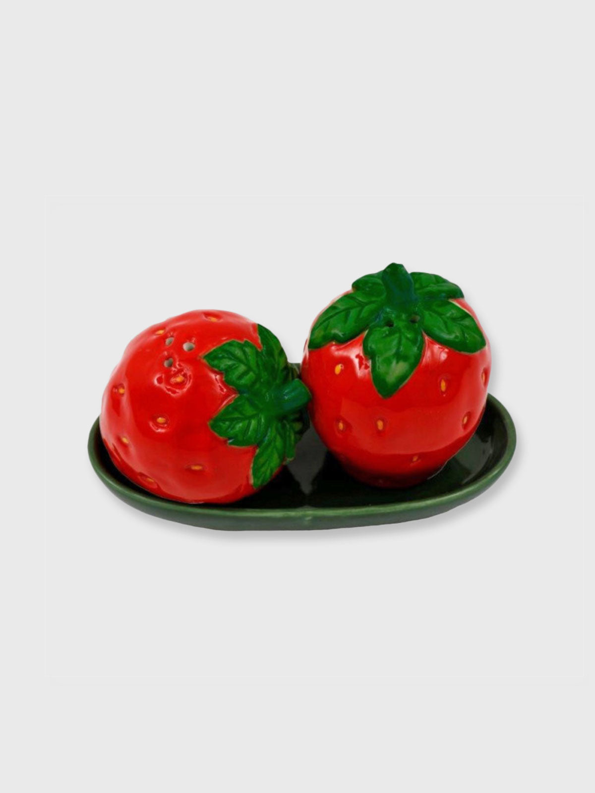 Strawberry Shaped Salt and Pepper Set