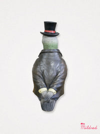 Quirky Pigeon in a Suit Statue - 27cm