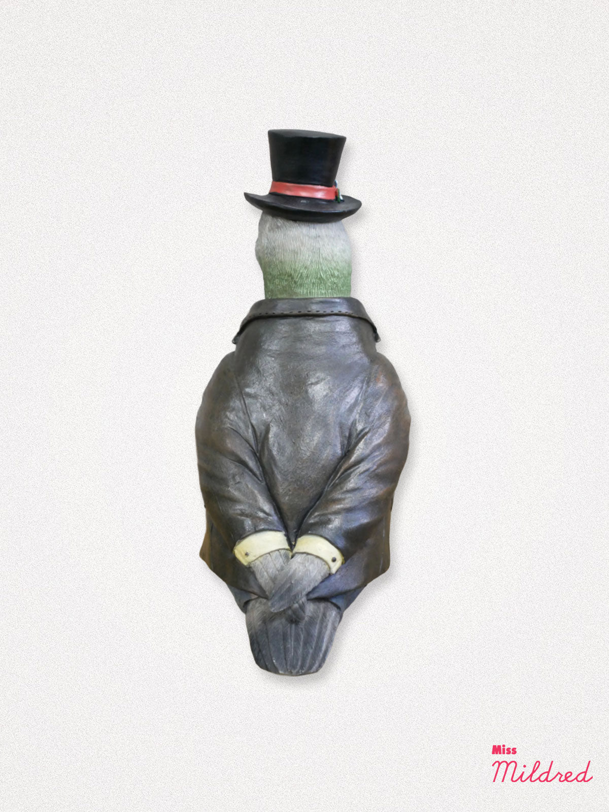 Quirky Pigeon in a Suit Statue - 27cm