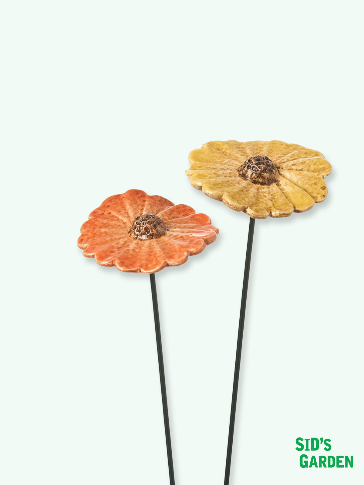 Colourful Garden Ceramic Spring Daisy Stake - 30cm