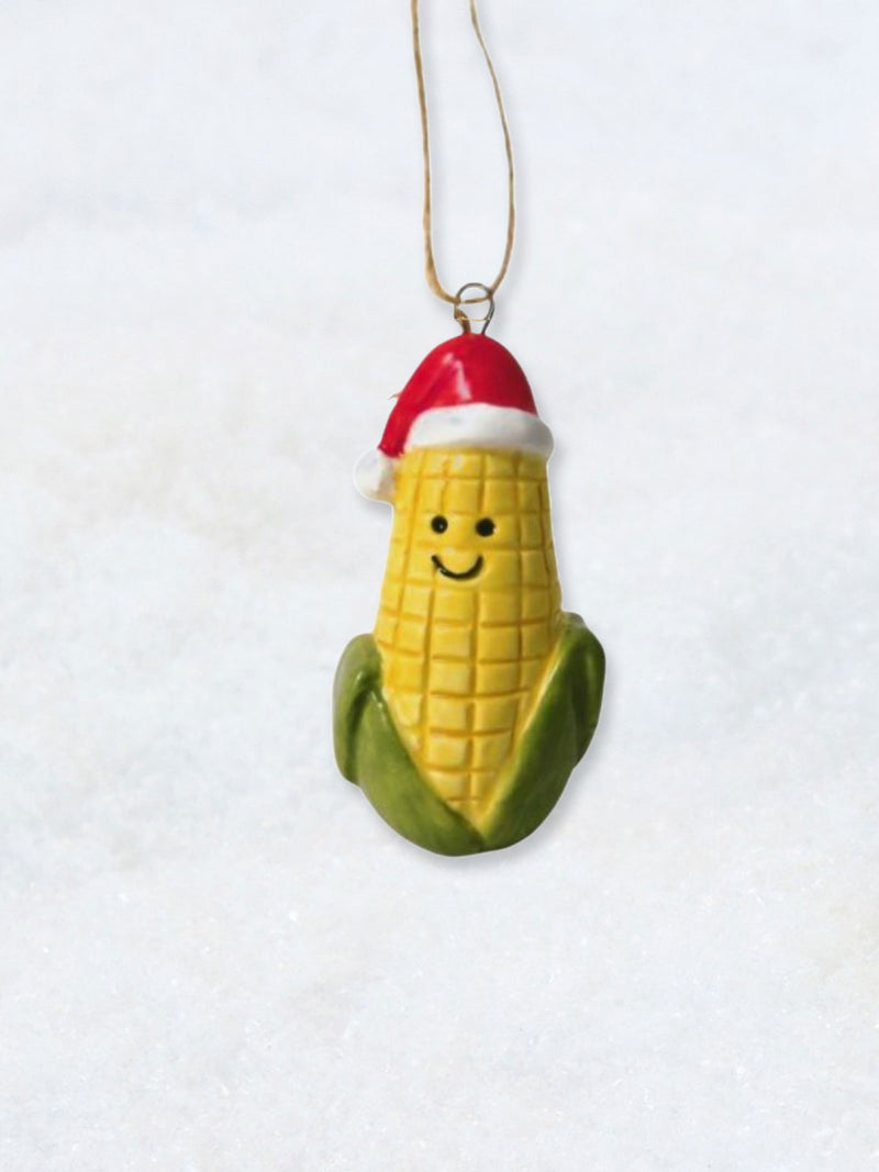 Christmas Decoration - Santa Hat Sweetcorn