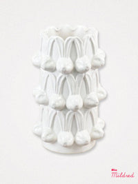 Bunny Rabbit Head White Vase - 25.4cm