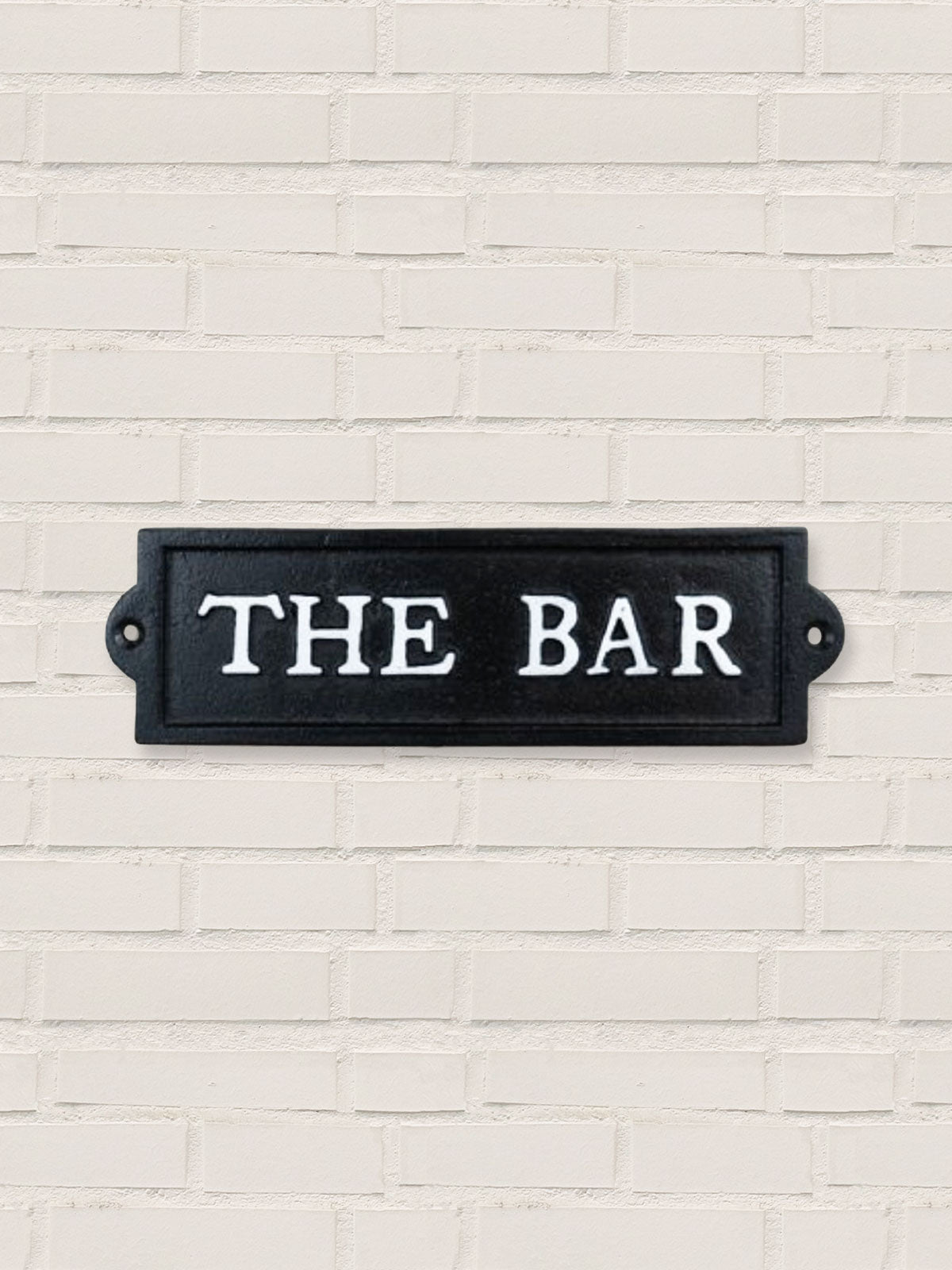 The Bar - Cast Iron Sign