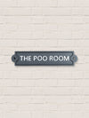 The Poo Room - Cast Iron Sign