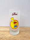 Vintage Simpsons French Comic Glass