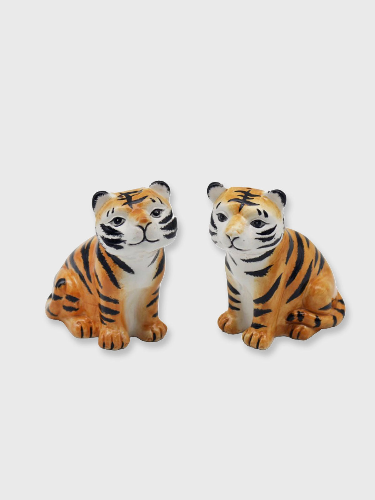 Tiger Shaped Salt and Pepper Pots