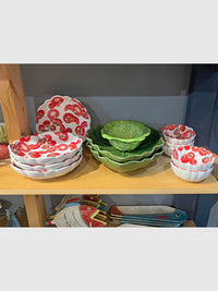 Large Vine Leaf Serving Plate Bowl - 28.4cm