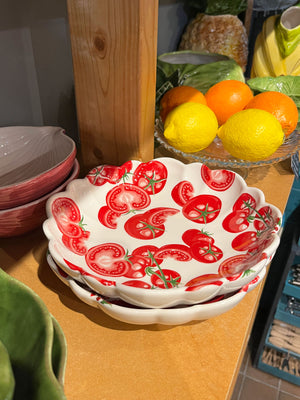 Tomato Design Ceramic Serving Bowl