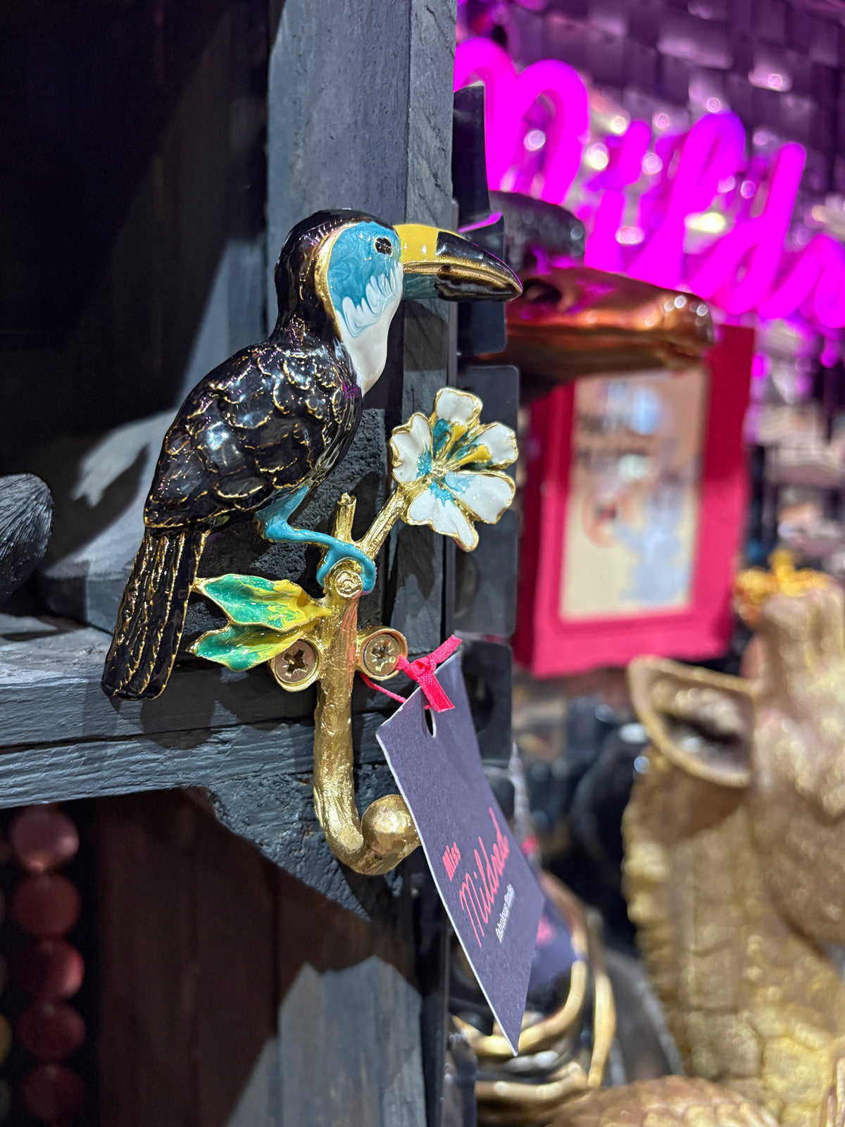 Colourful Toucan Wall Hook