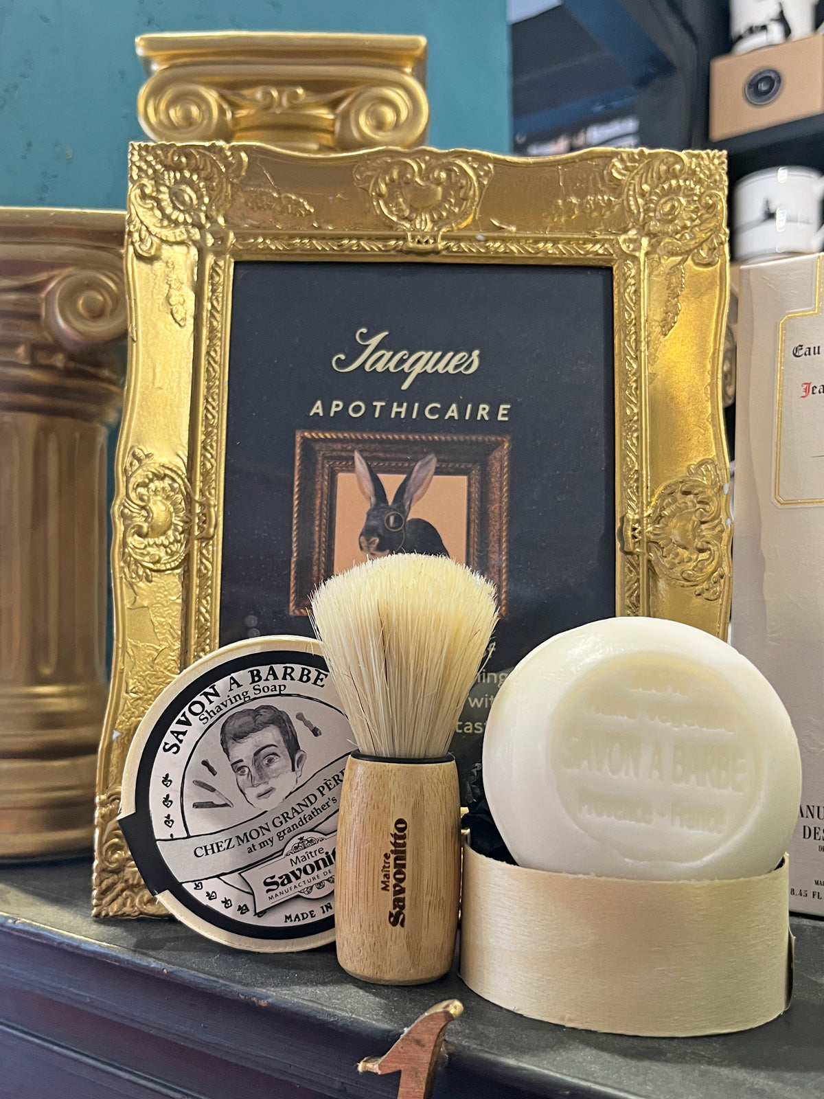 Men's Wooden Barber Shaving Brush