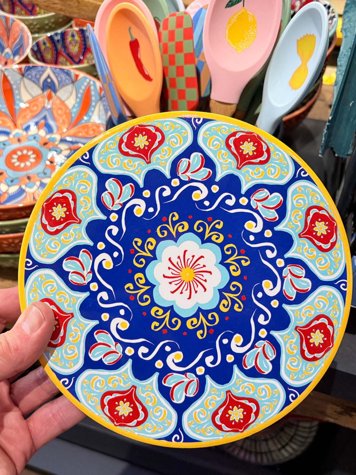 Yellow Tuscan Print Heat Resistant Placemat