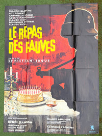 Original French Movie Cinema Poster - Very Large - le repas des fauves 1964