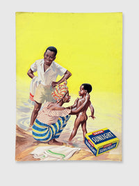 Original French Advertising Hardboard Poster - Savon Sunlight Soap