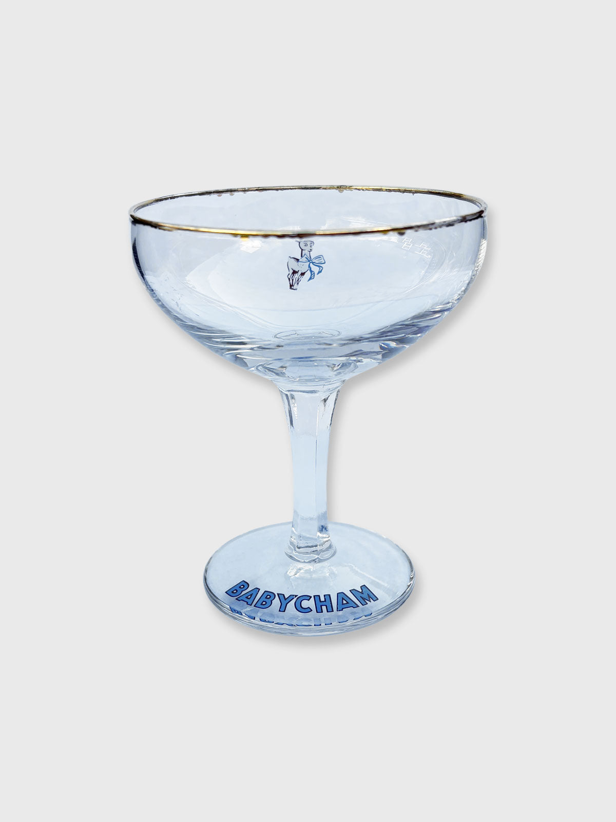 Vintage Babycham Coupe Glass