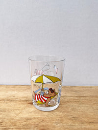 Vintage French Comic Glass - Beaver