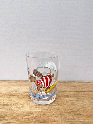 Vintage French Comic Glass - Beaver