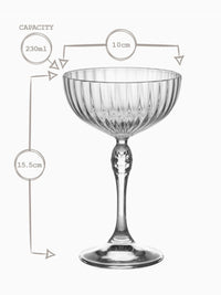 Italian Glassware - Tall Coupe Glass