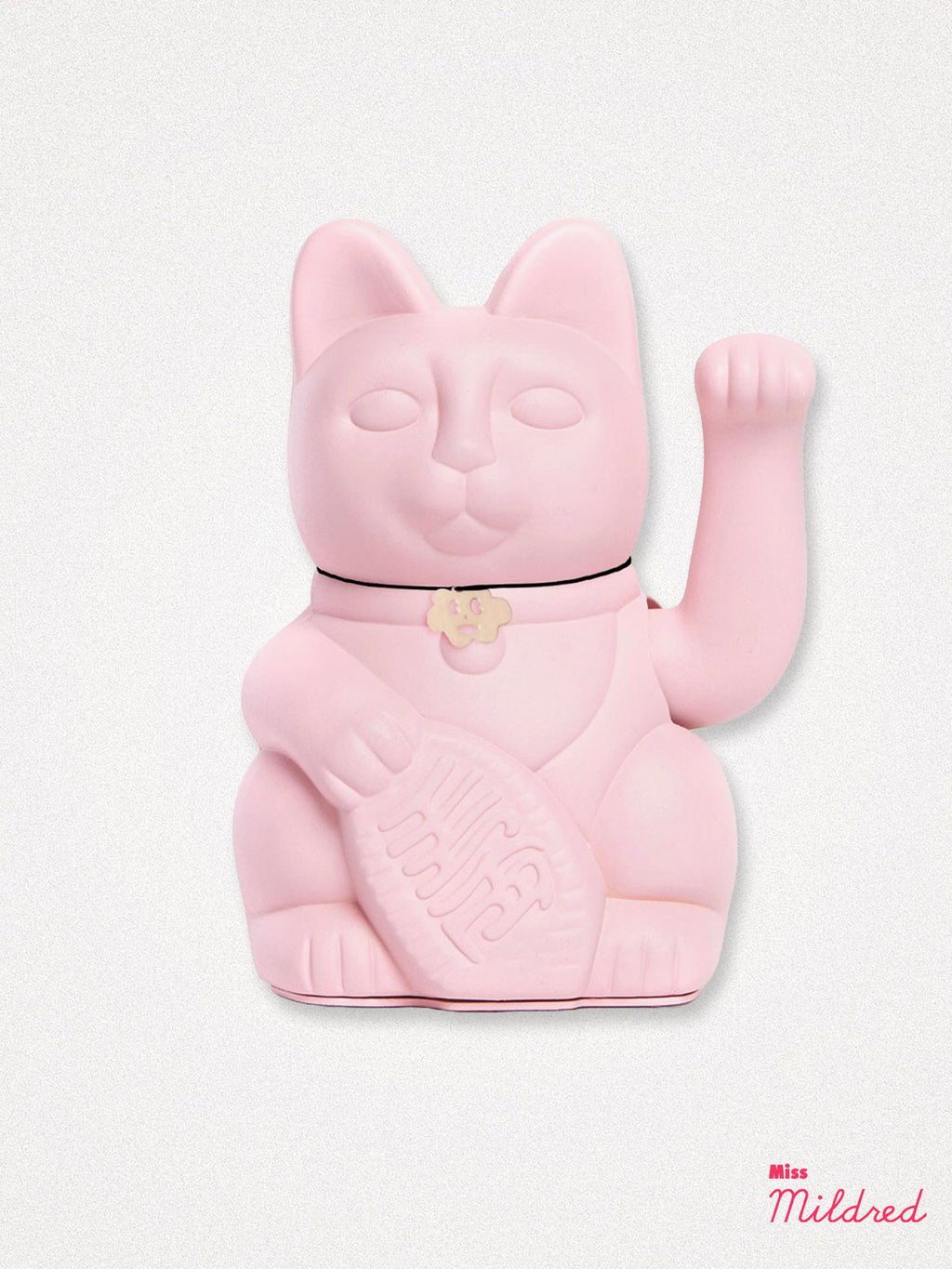 Lucky Fortune Waving Cat - Pale Pink