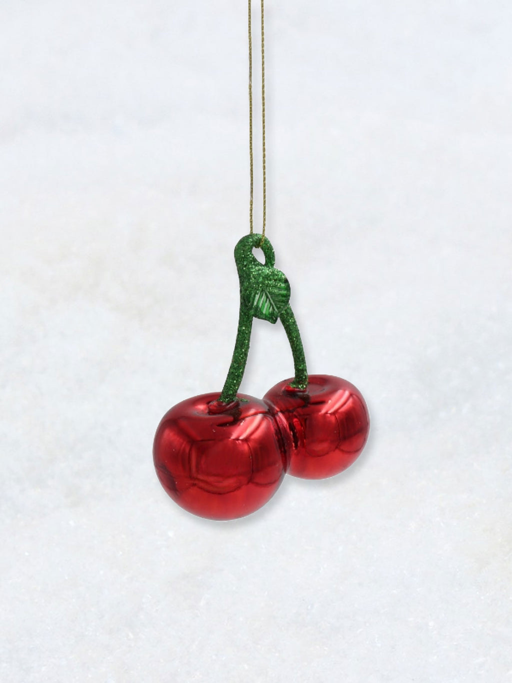 Christmas Decoration - Glass Cherry