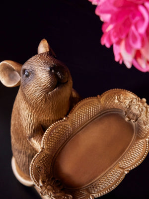 Decorative Gold Rat Bowl