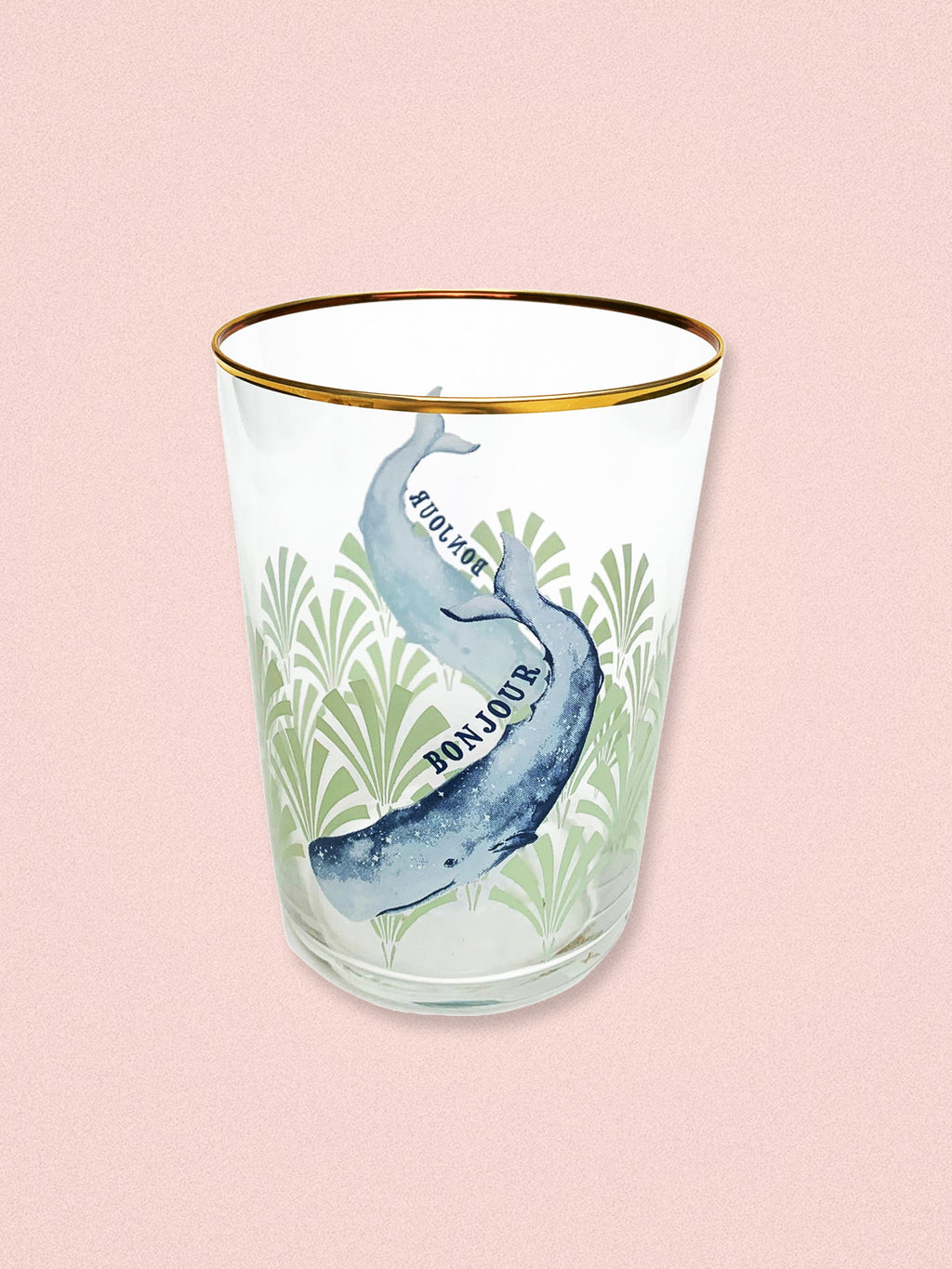 Yvonne Ellen Hi Ball Glass - Whale