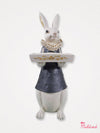 Alice White Rabbit Holding Tray - 37cm