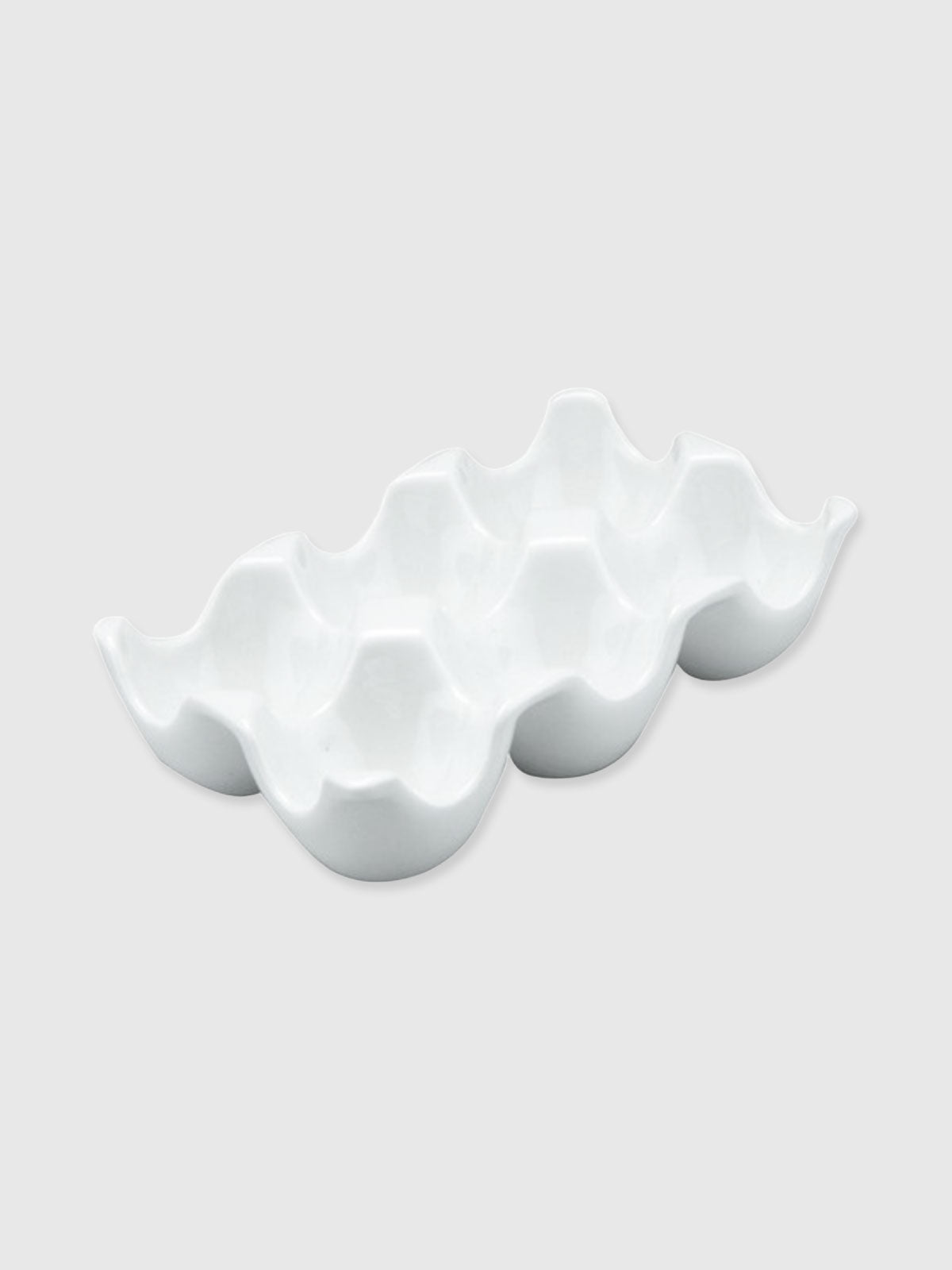 White Ceramic Egg Holder