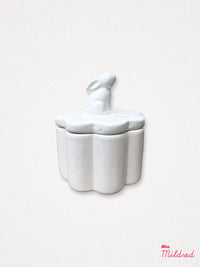White Rabbit Trinket Pot Jar