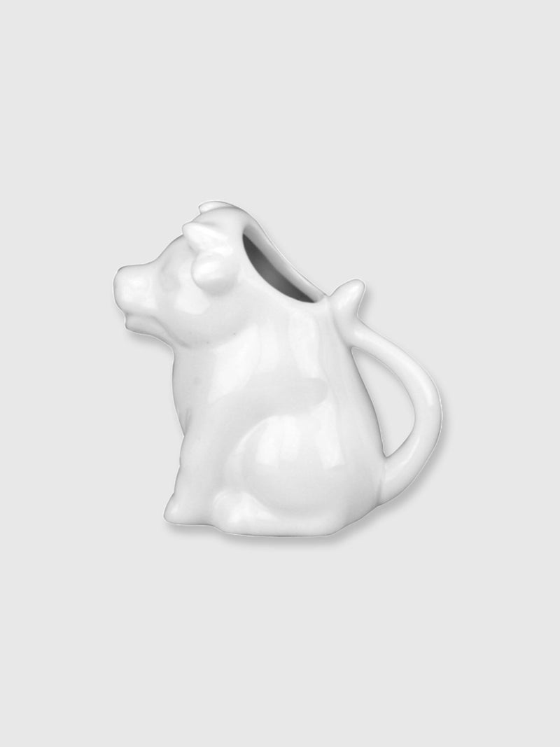 White Cow Ceramic Milk Jug
