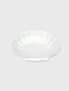 Ceramic Scallop Dish - White