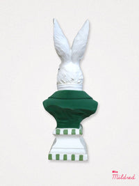 White Rabbit Gentleman Bust – Green Stripe