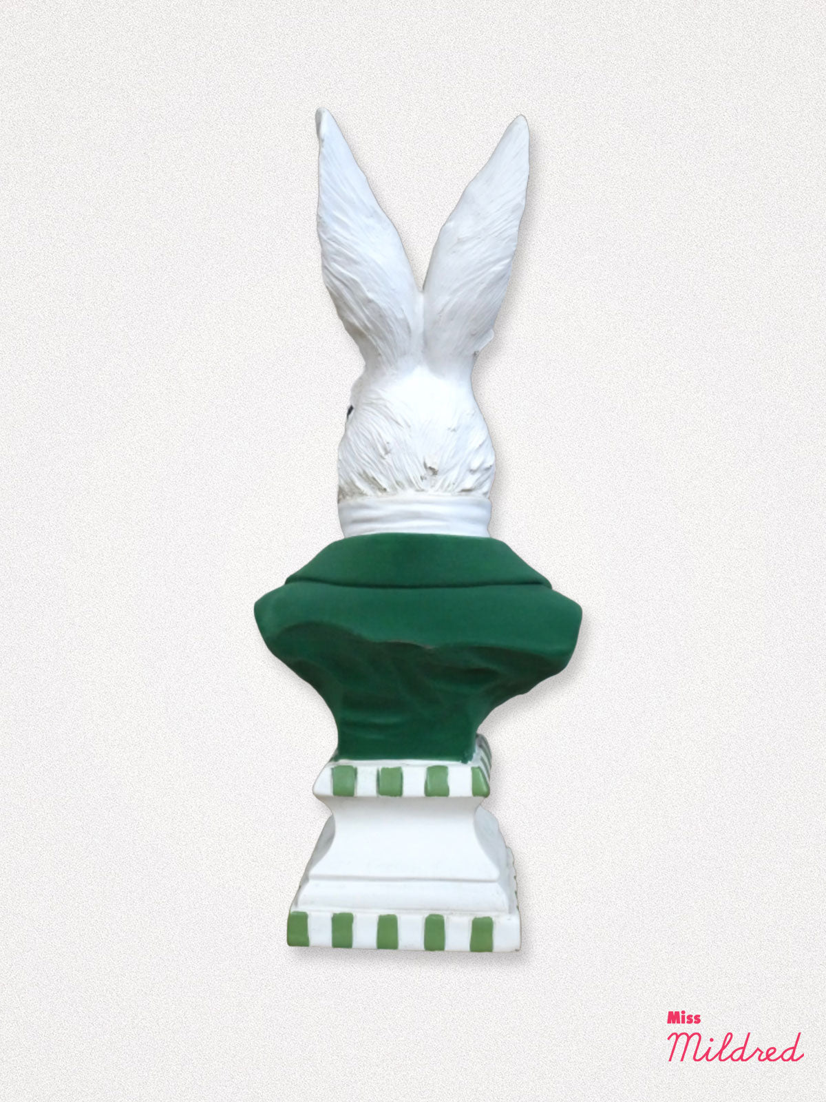 White Rabbit Gentleman Bust – Green Stripe