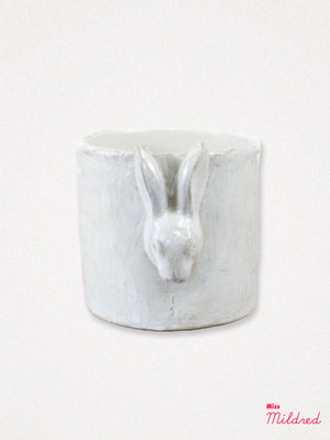 Rabbit Hare Head Planter Pot - 16.5cm