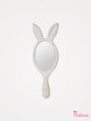Rabbit Shaped Hand Mirror - White