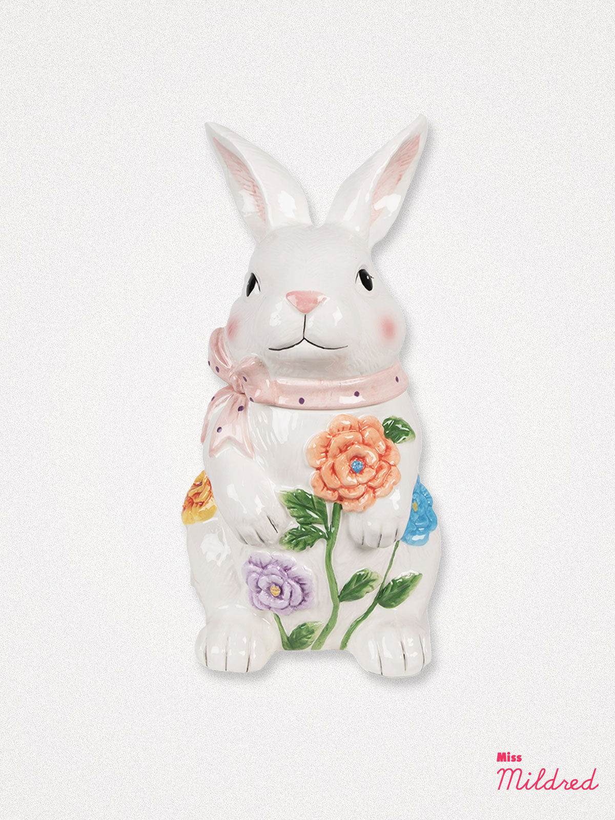 Kitsch Rabbit Large Ceramic Jar