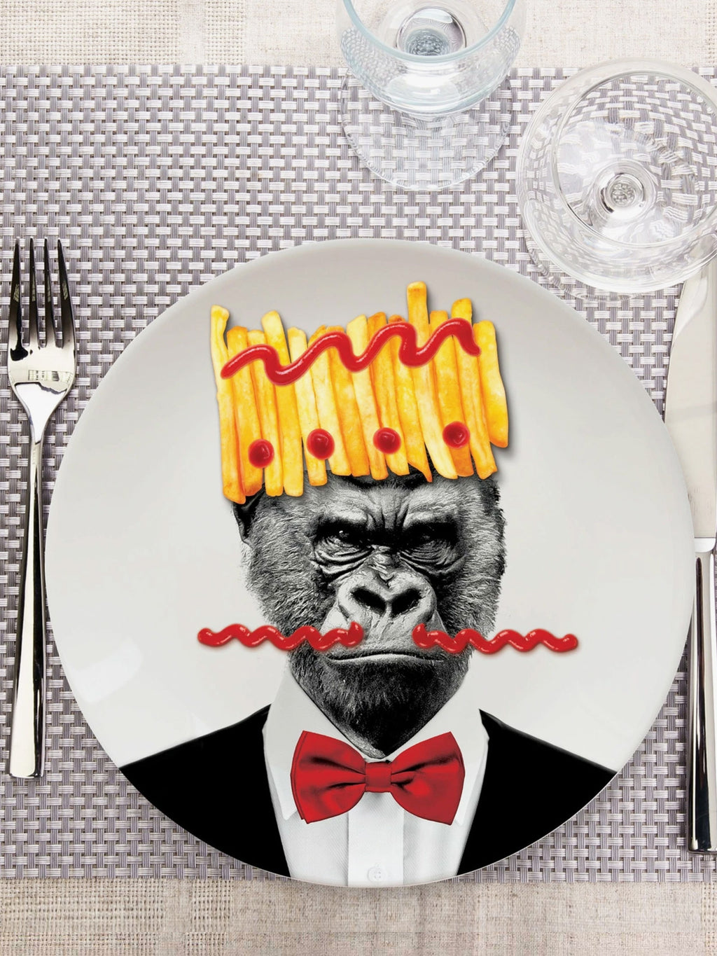 Wild Dining Plate - Gorilla