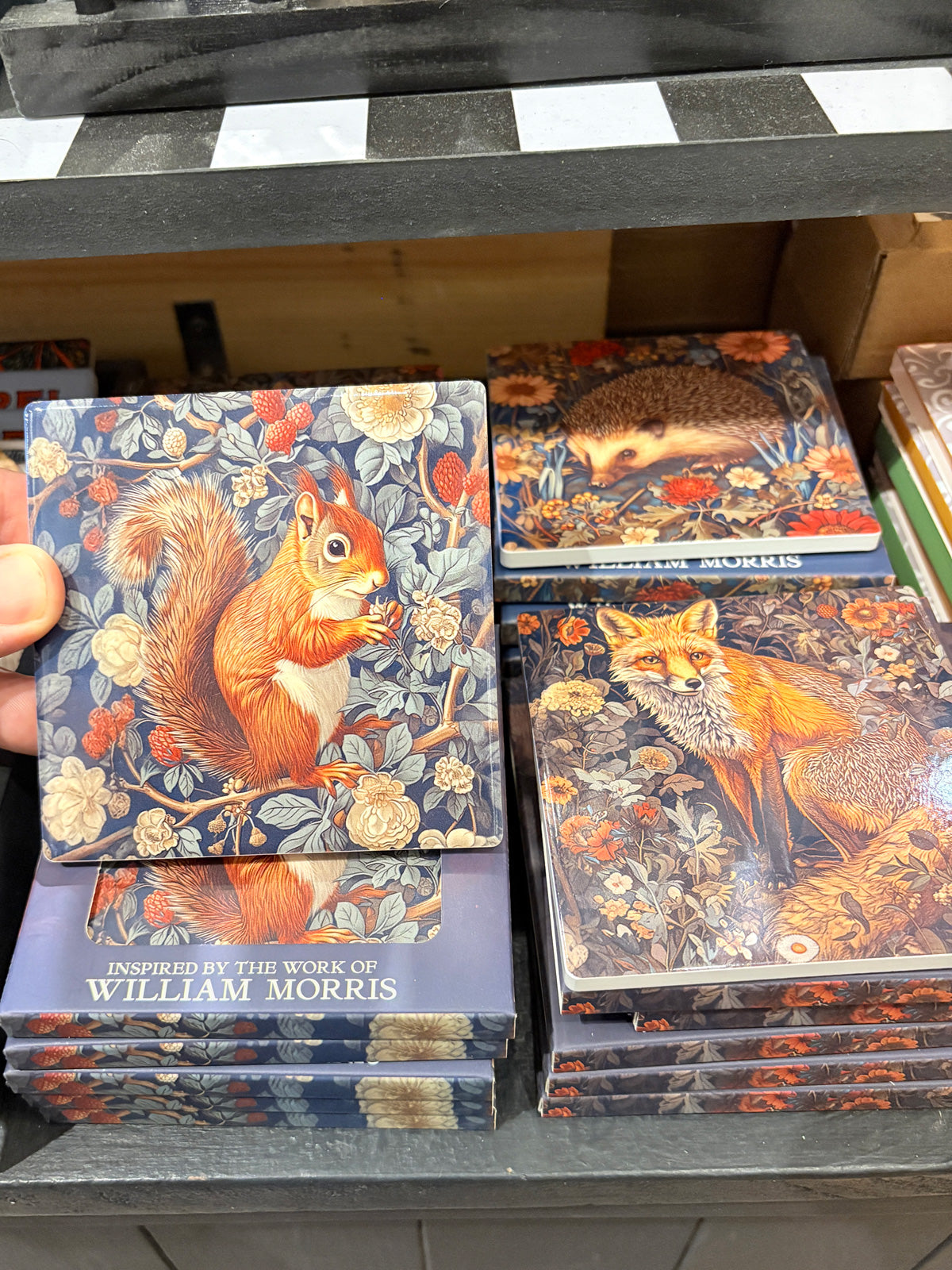 William Morris Forest Field Mouse Coaster