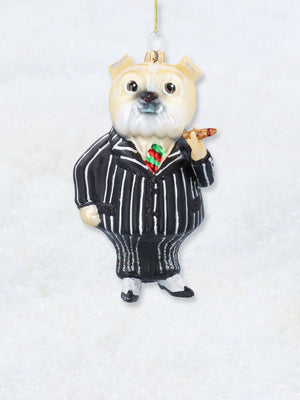 Christmas Decoration - Winston British Bulldog