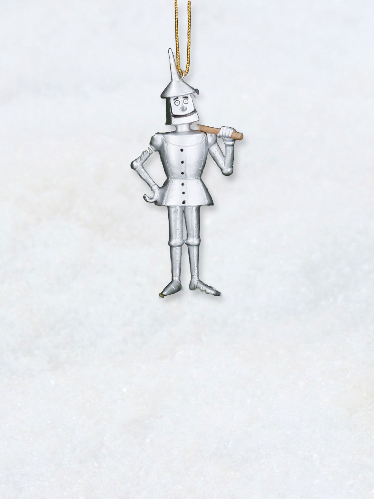 Christmas Decoration - Silver Tin Man