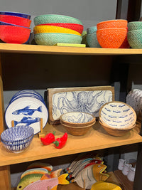 Octopus Wooden Bowl - 23cm