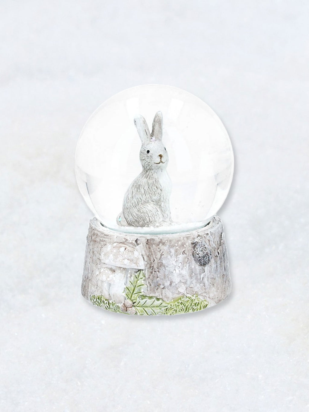 Woodland Rabbit Snow Globe Dome